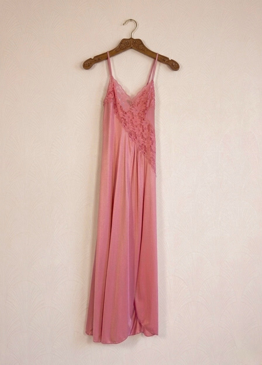 Vintage Lace Slip Dress / Nightgown