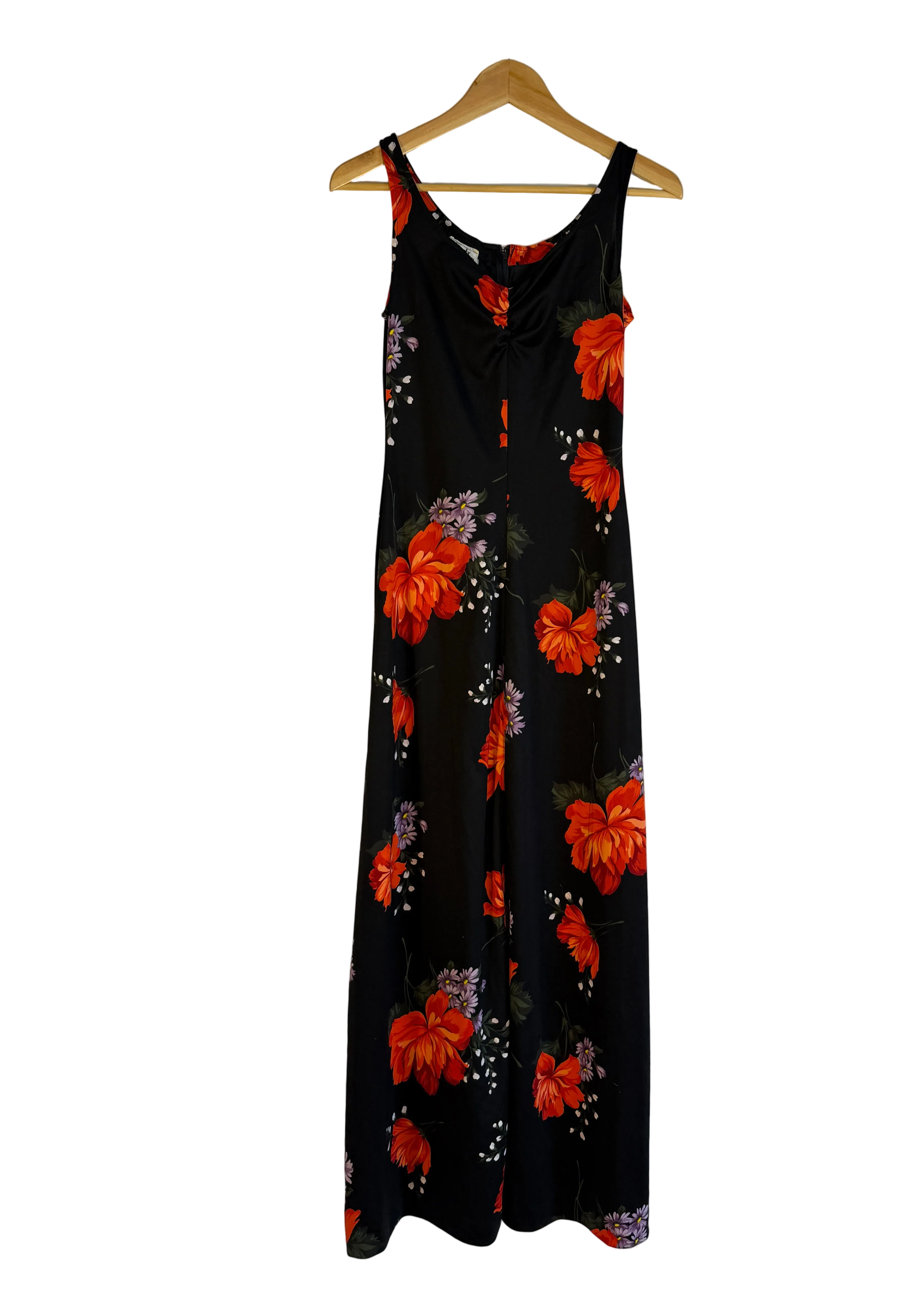 Vintage Floral Boho Maxi Dress