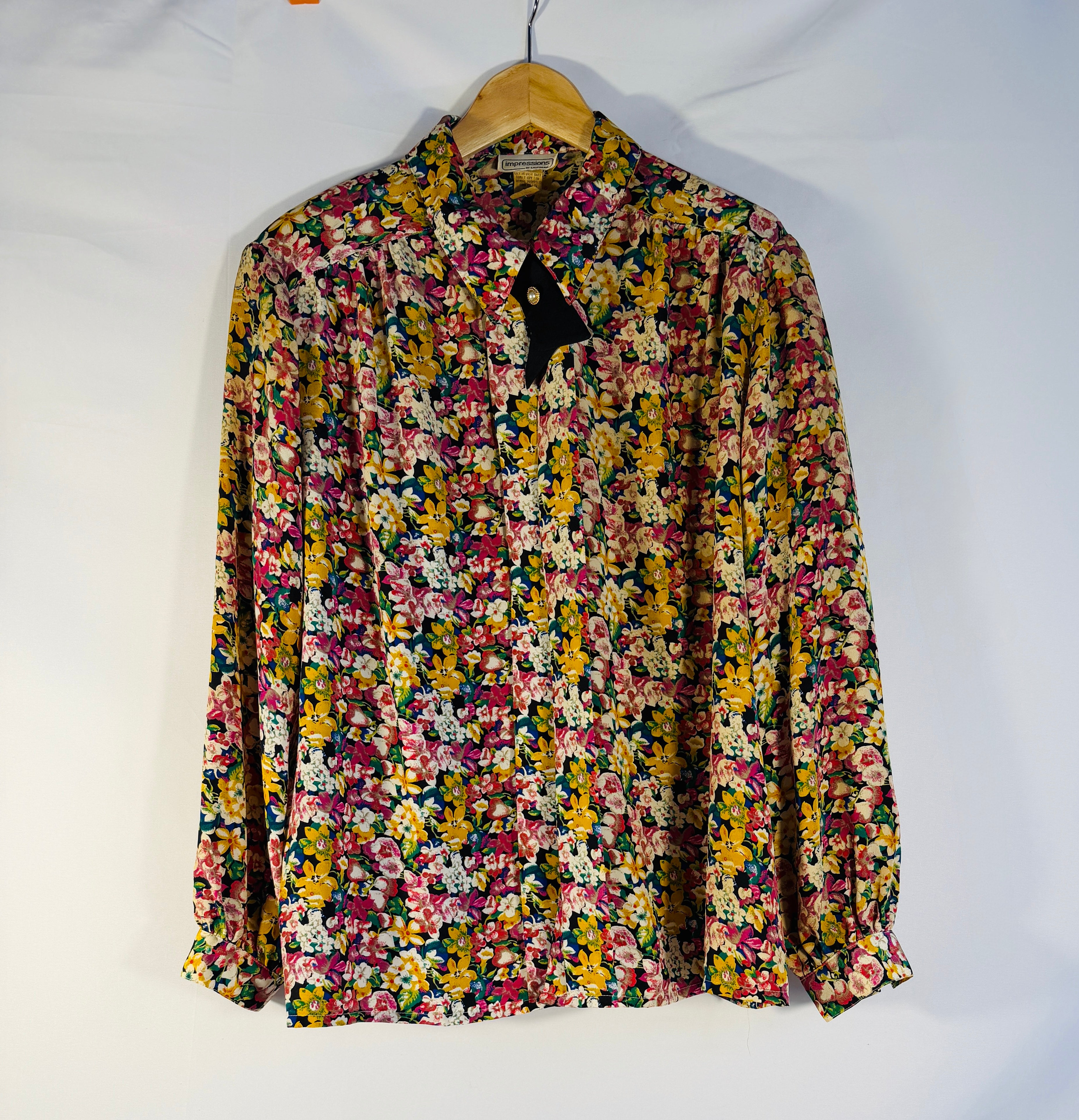 Vintage Floral Blouse