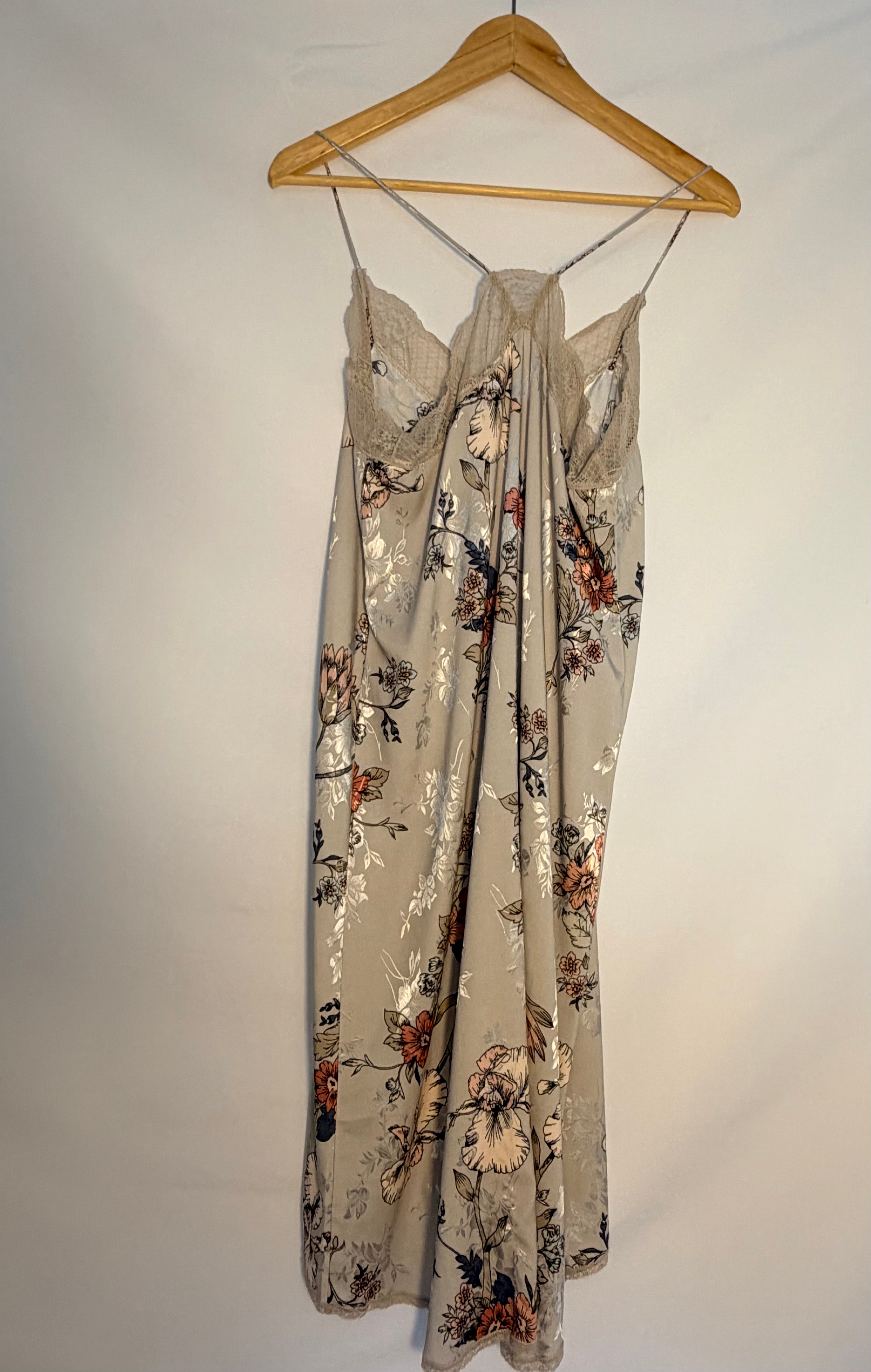 LoveStitch Floral Lace-Trim Slip Dress