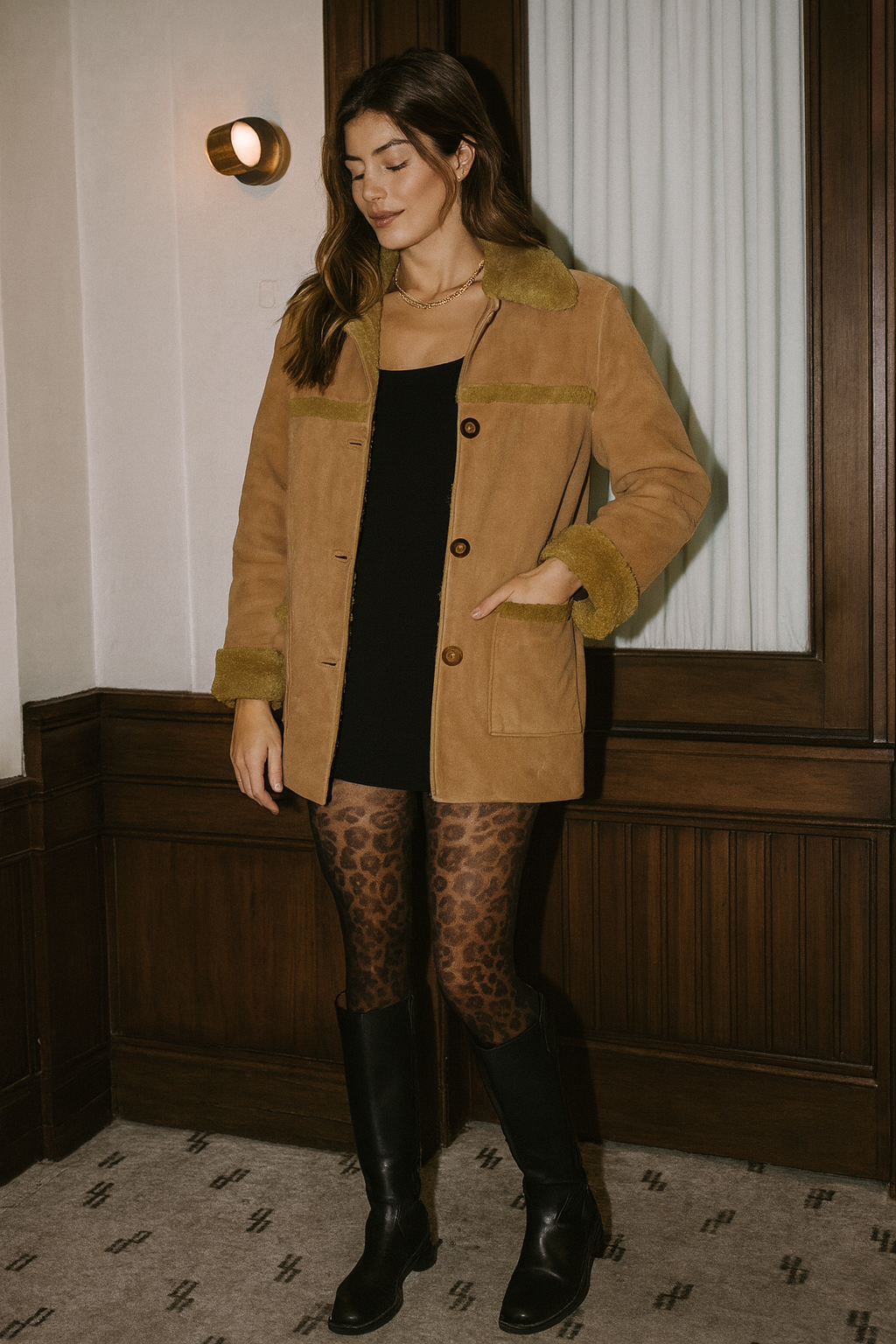 Steilmann Faux-Shearling Coat