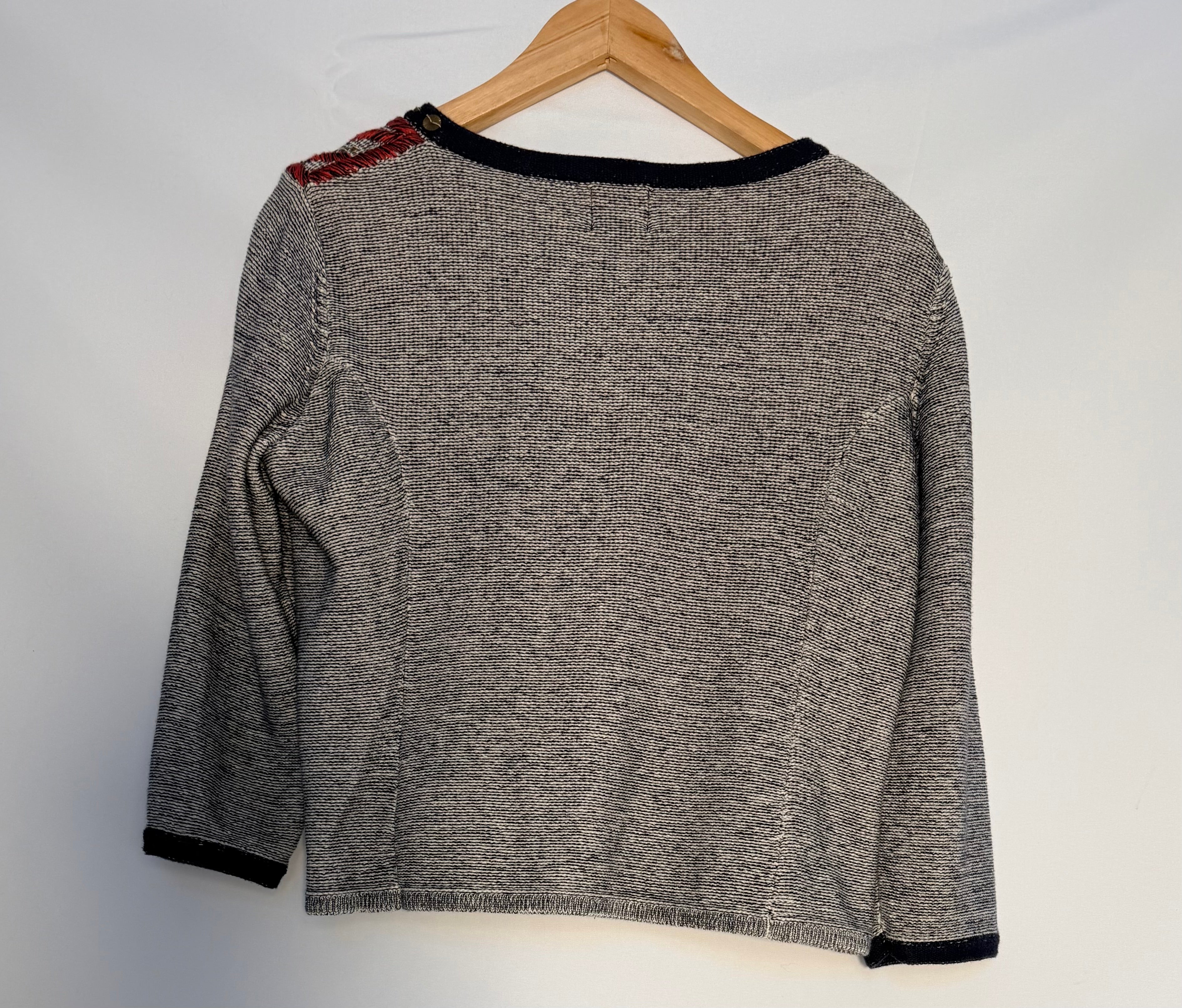 Boho Embellished Knit Cardigan