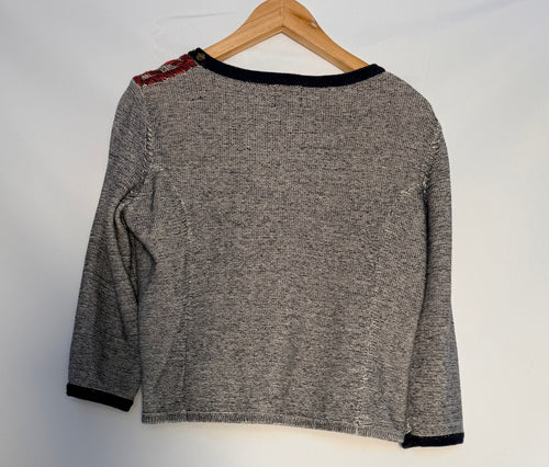 Boho Embellished Knit Cardigan