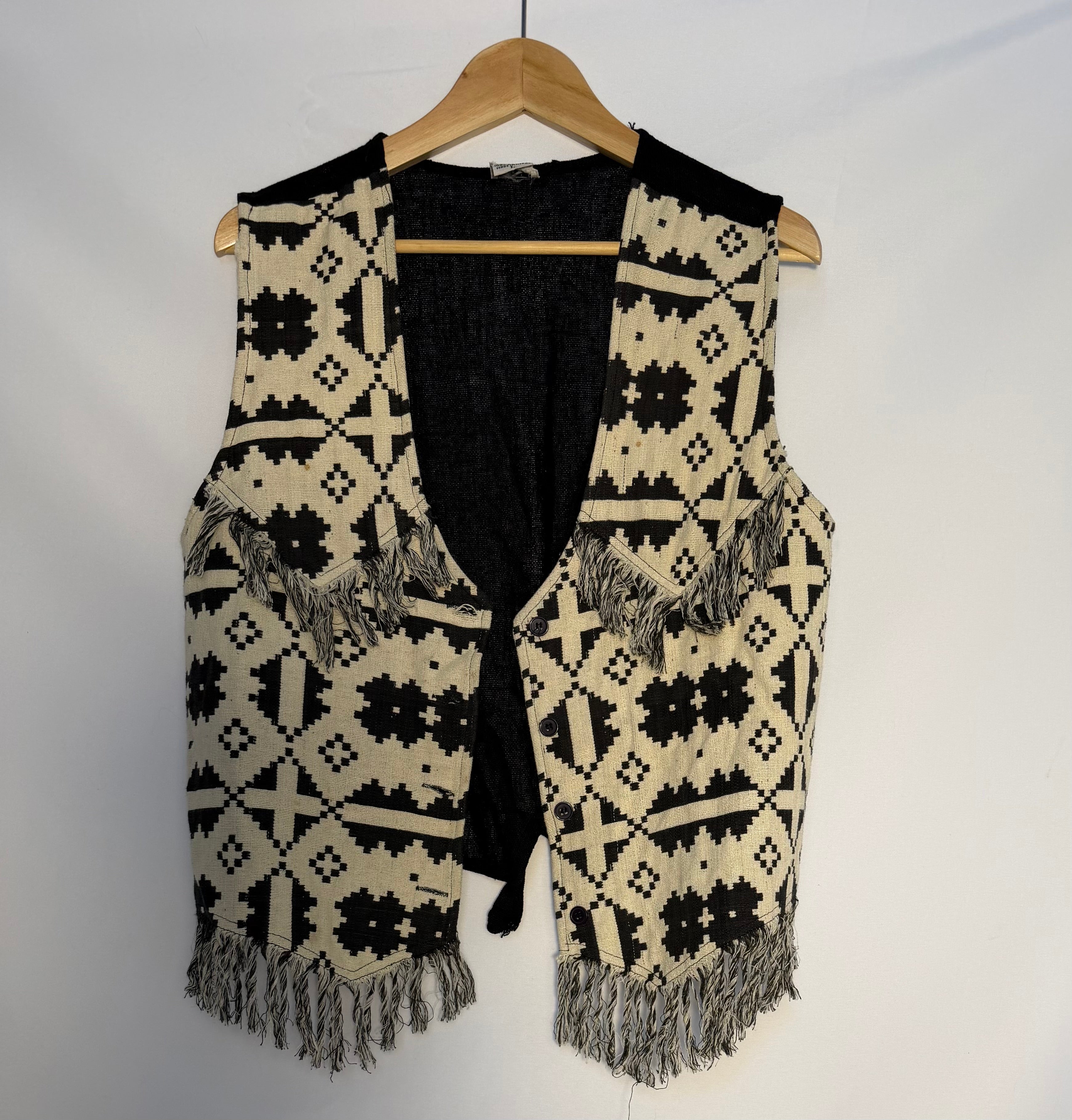 Vintage Southwestern Fringe Vest