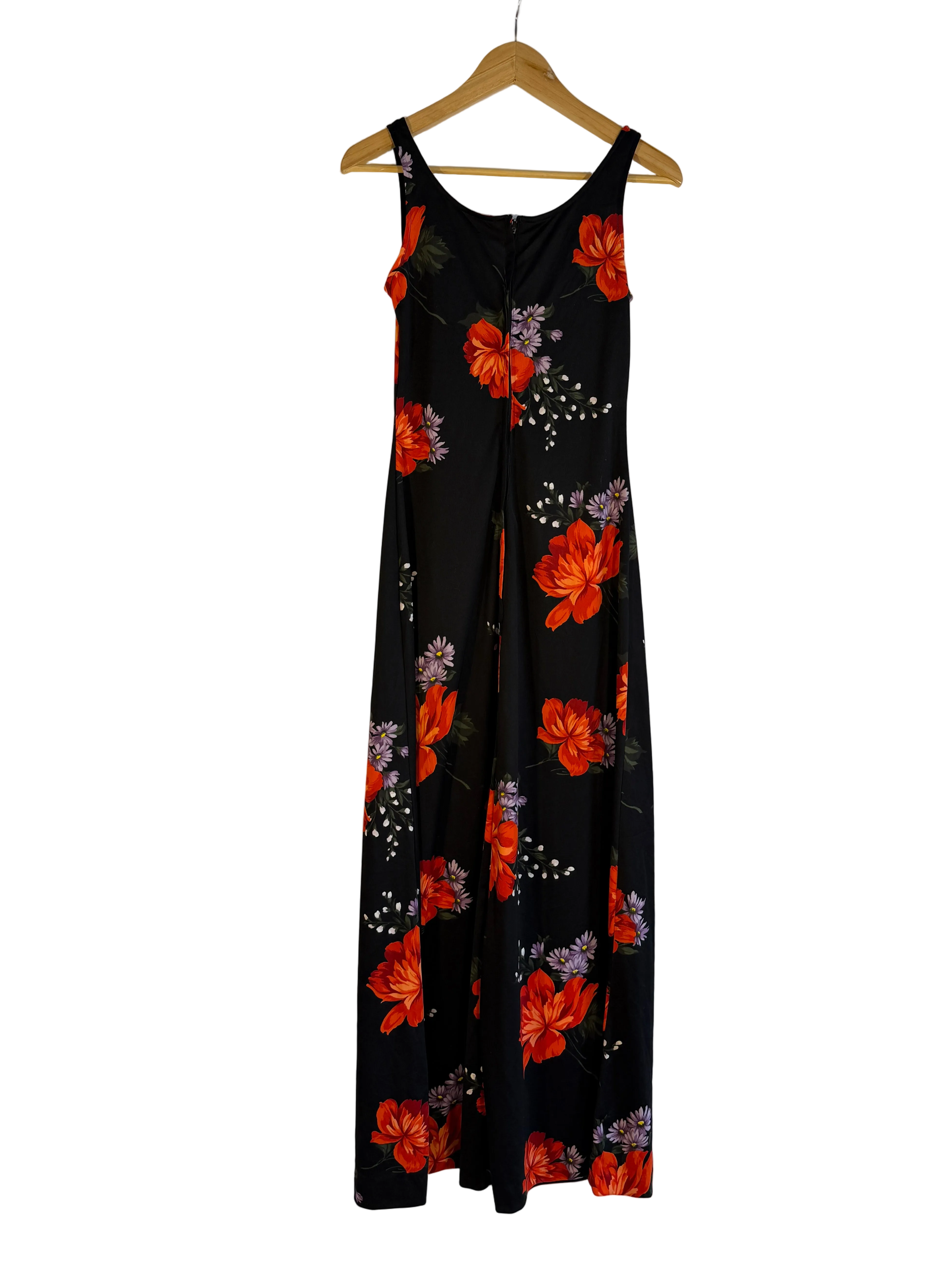 Vintage Floral Boho Maxi Dress