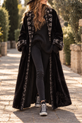 Vintage Angel’s Touch Oversized Faux Fur Maxi Coat