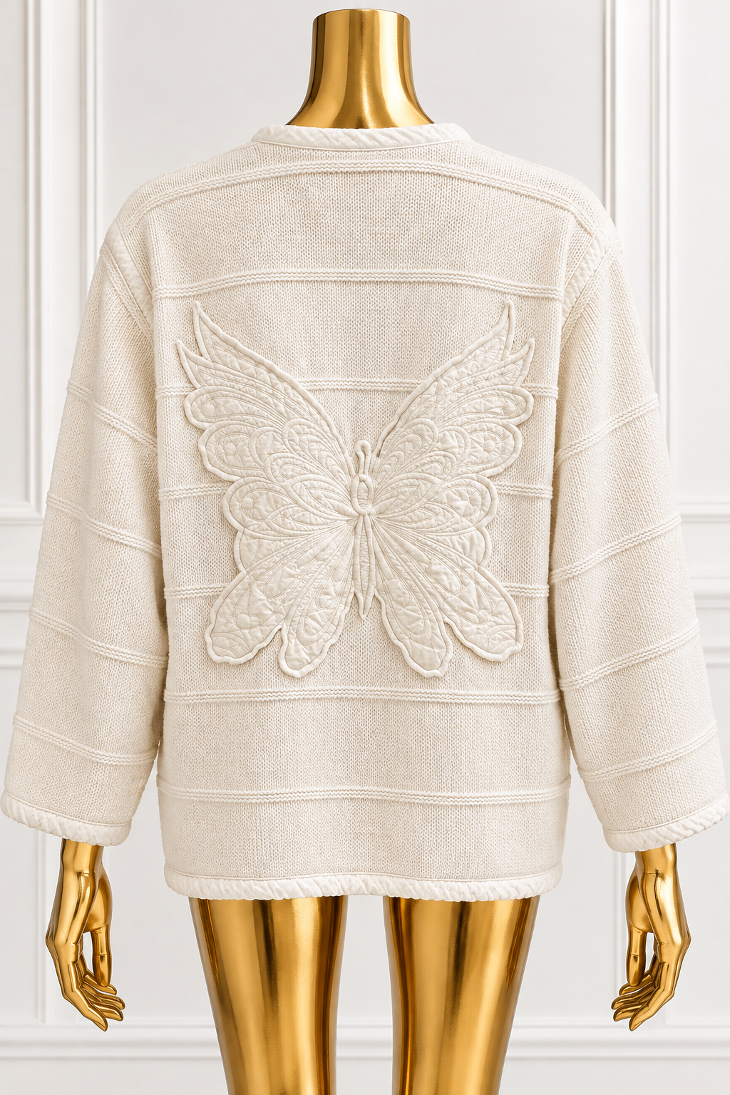 Vintage Escada Ivory Knit Cardigan – Made in West Germany