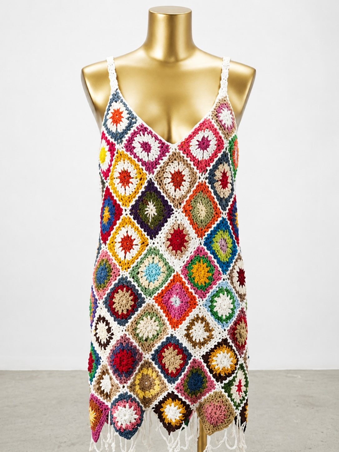 Crochet Patchwork dress
