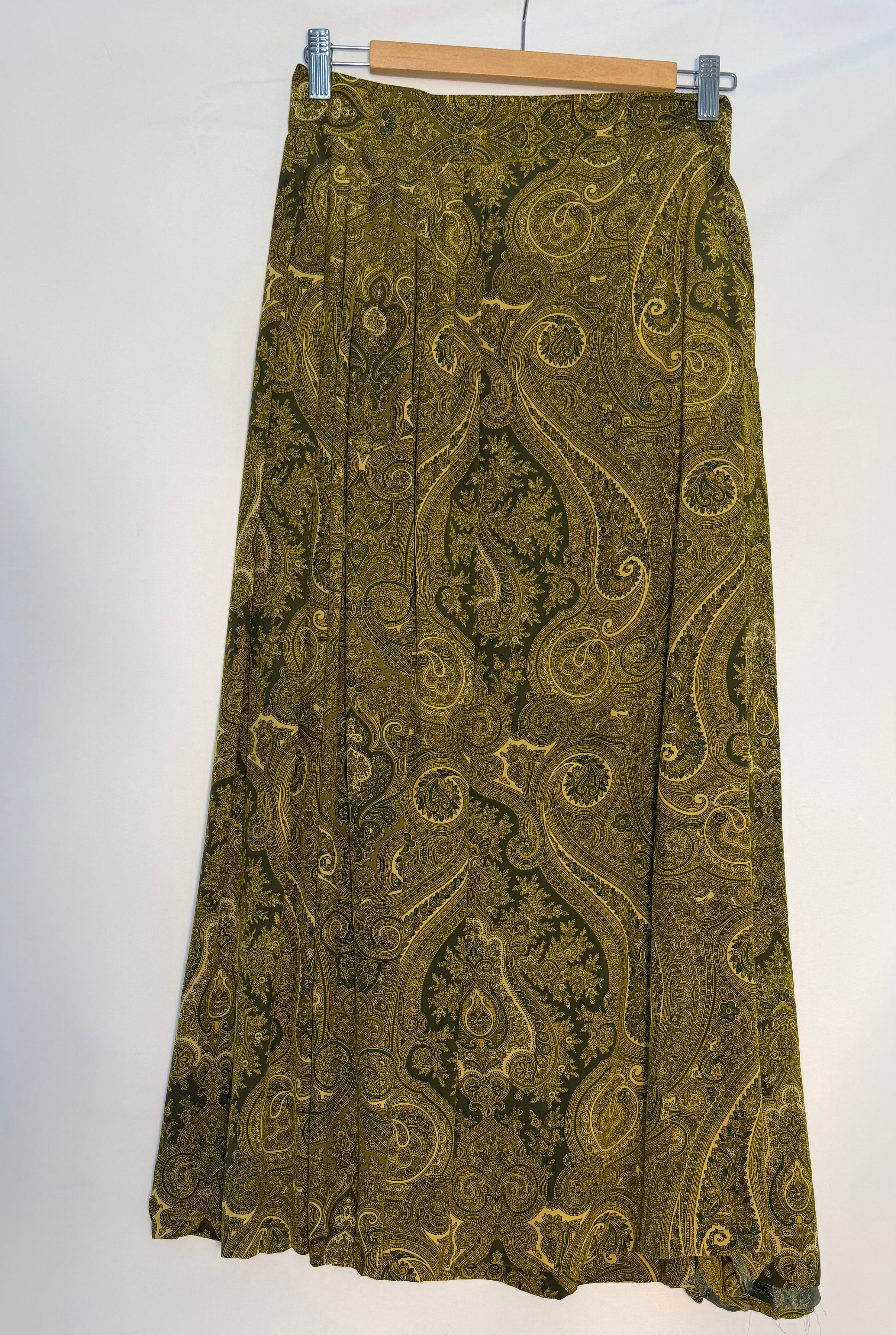 Boho Paisley Tulum Maxi Skirt