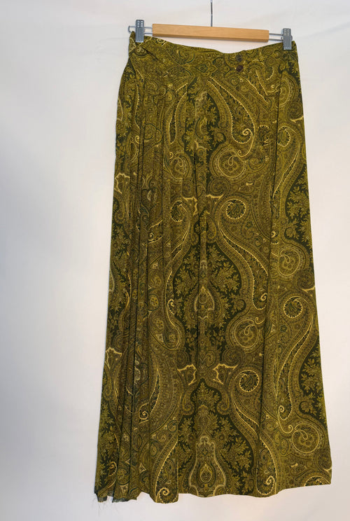 Boho Paisley Tulum Maxi Skirt