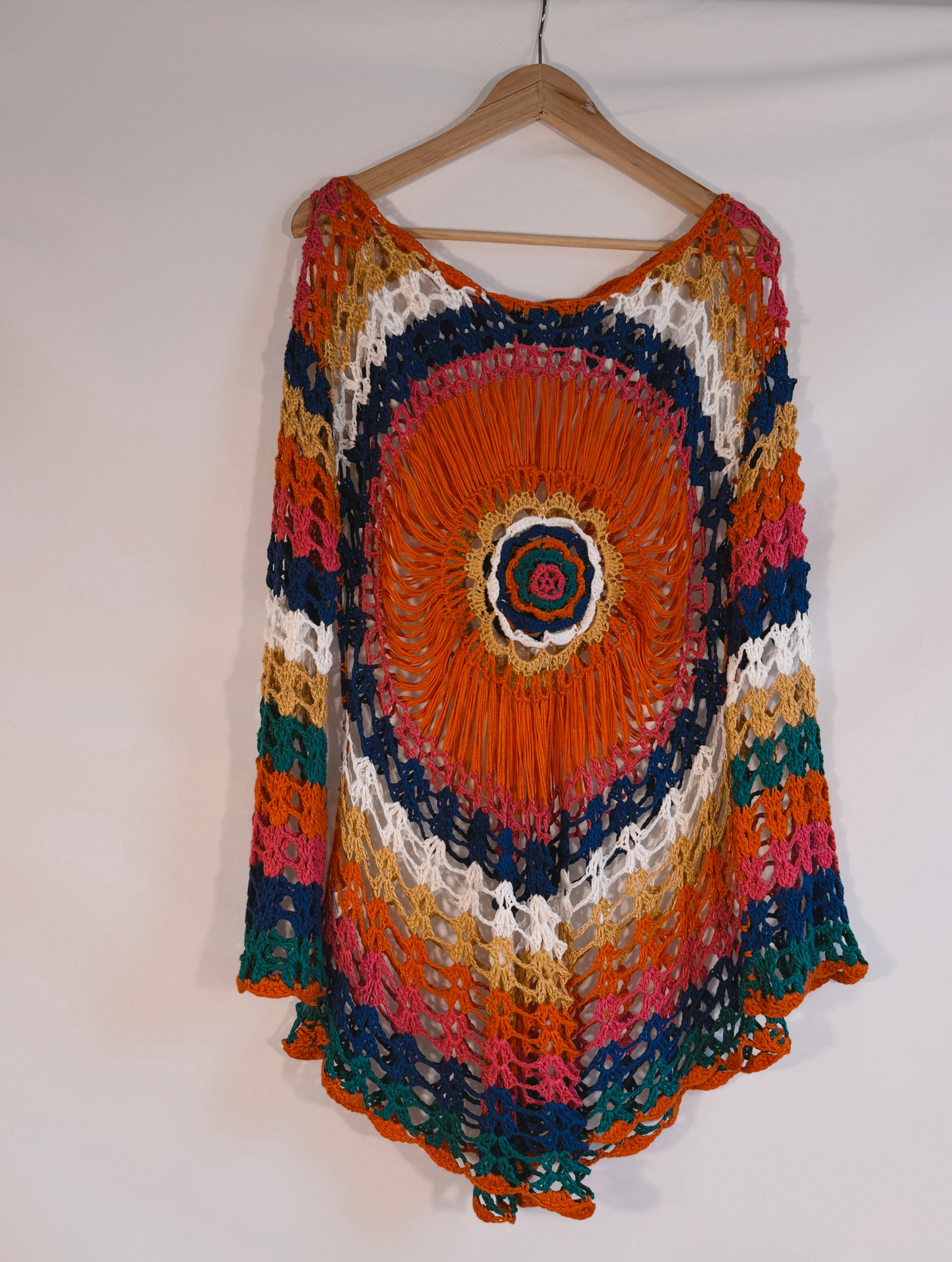 Multicolour Crochet Knit dress