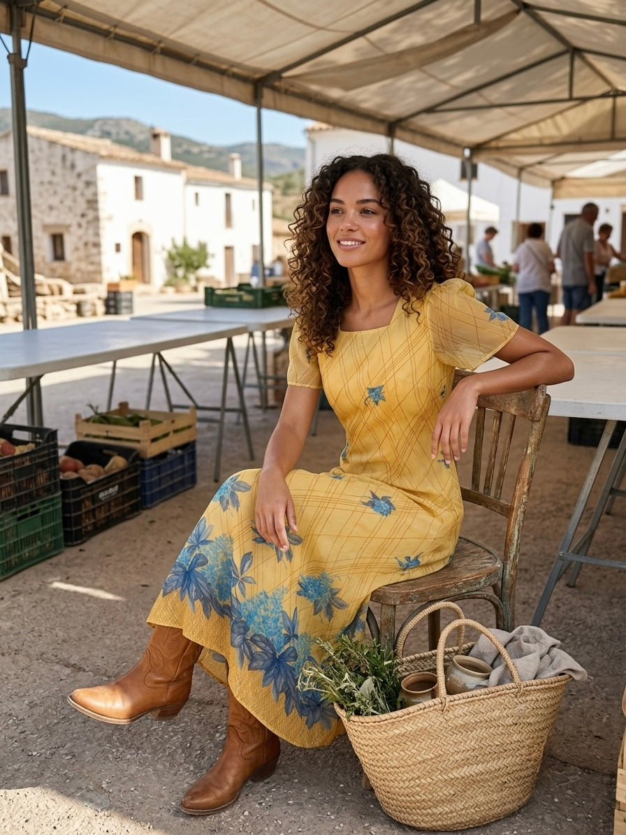 Vintage maxi dress