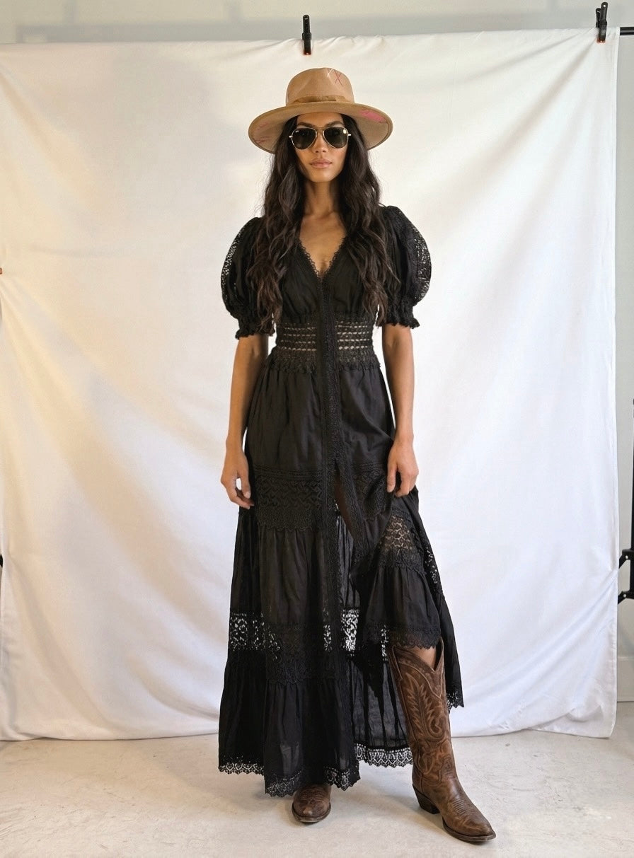 Charo Ruiz Ibiza long black dress