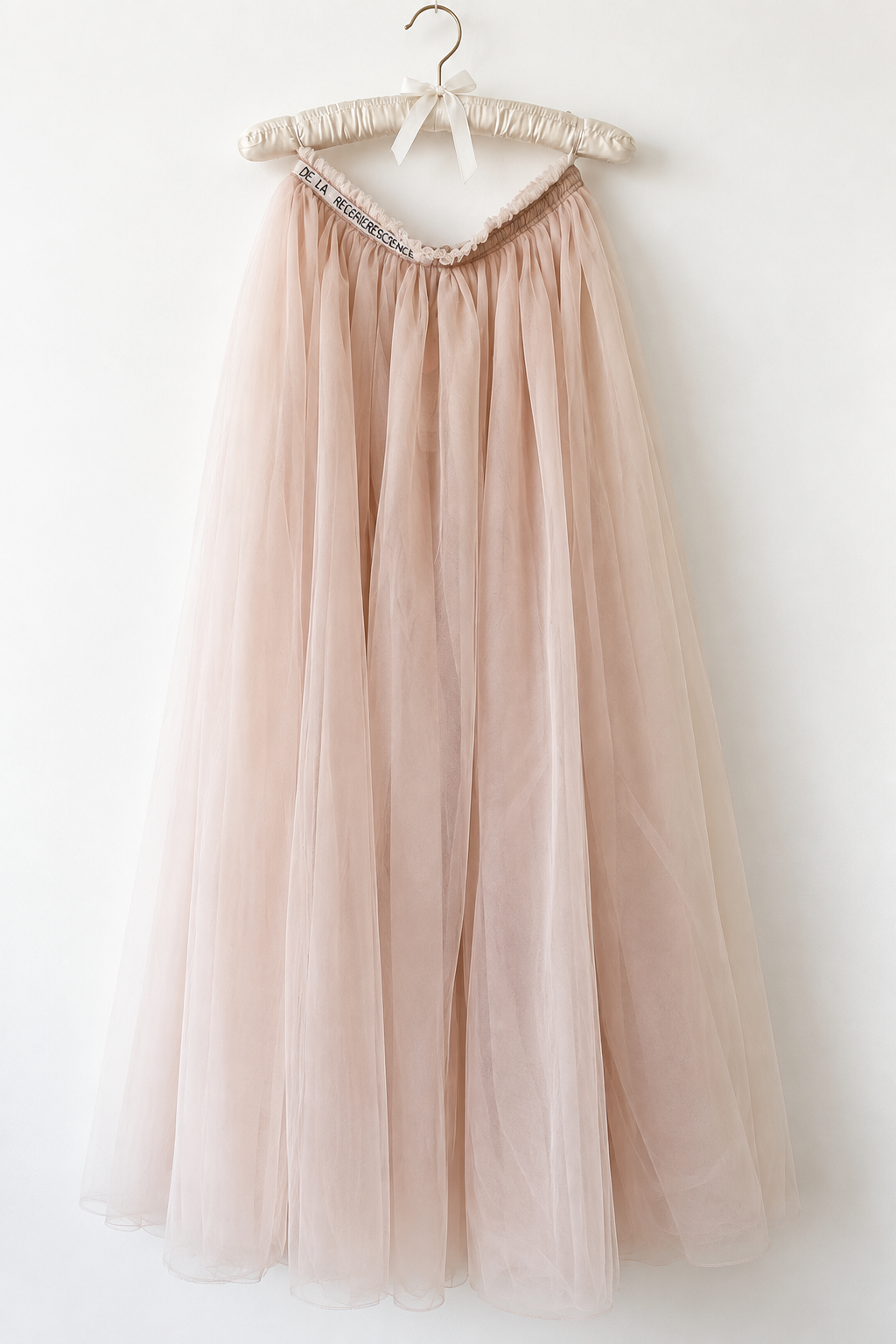 Valentino Dusty Pink Tulle Maxi Skirt