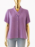 Vintage Geometric Print Shirt