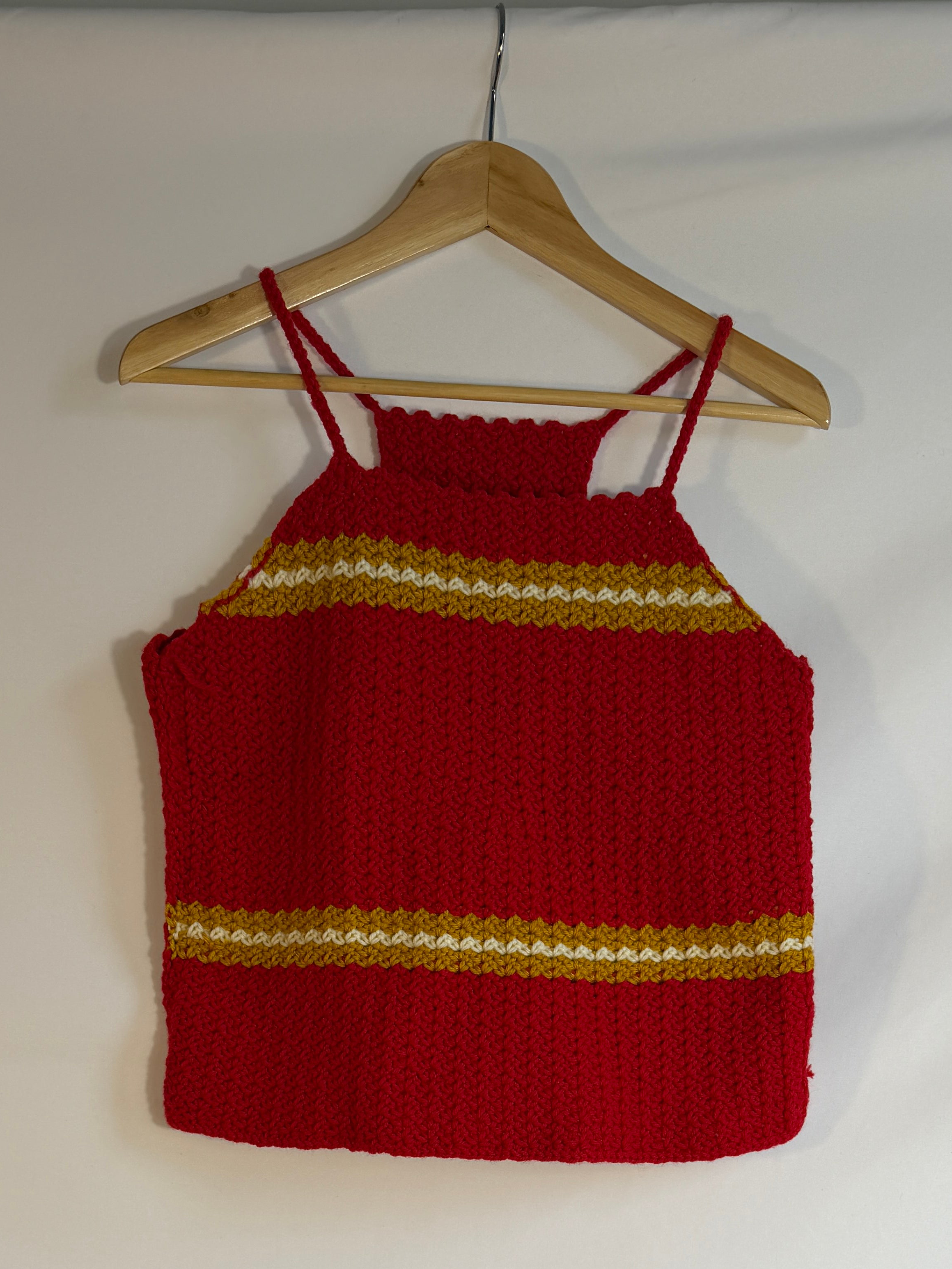 Stripe Crochet Halter