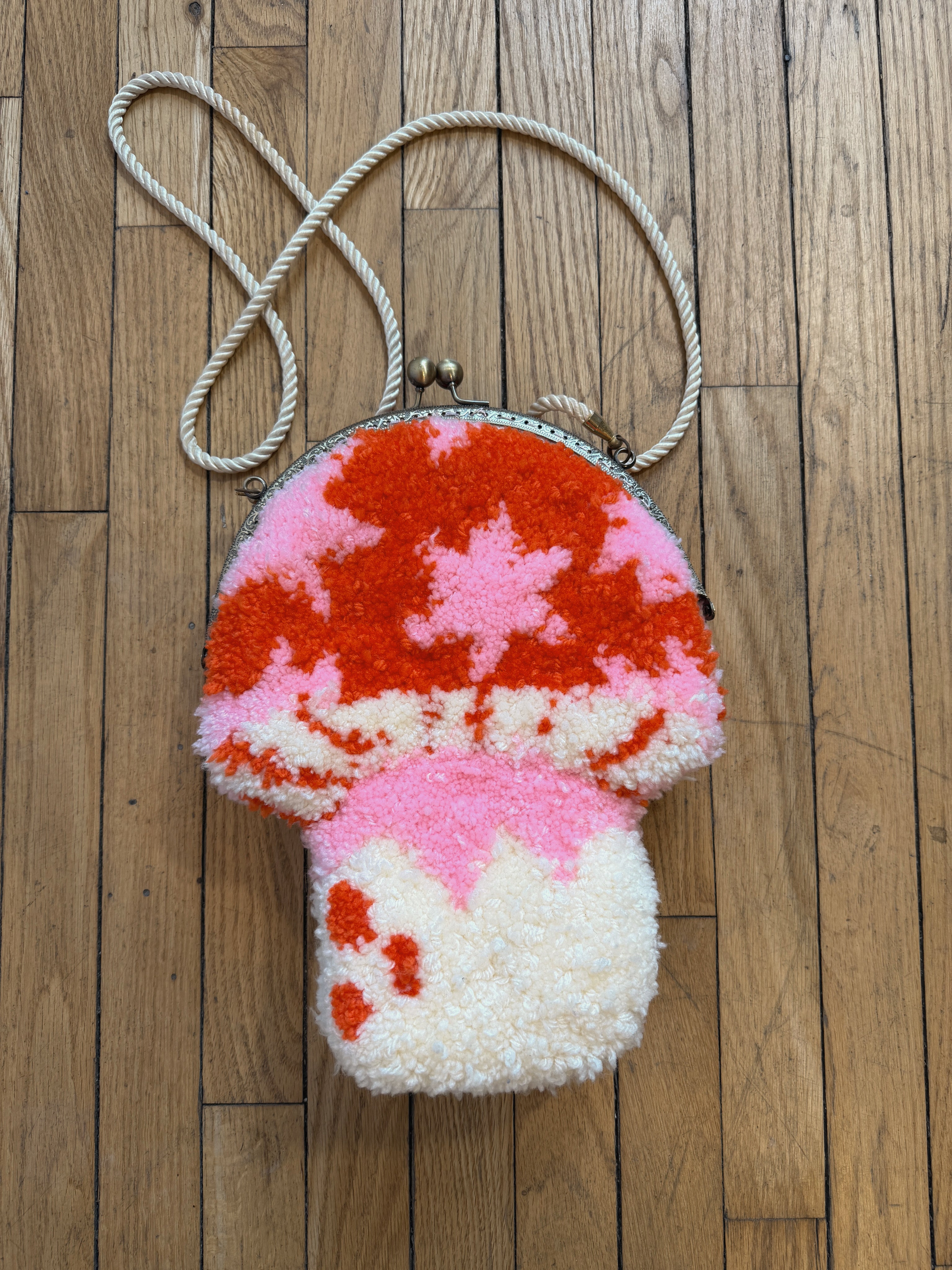 Pink  Mushroom bag