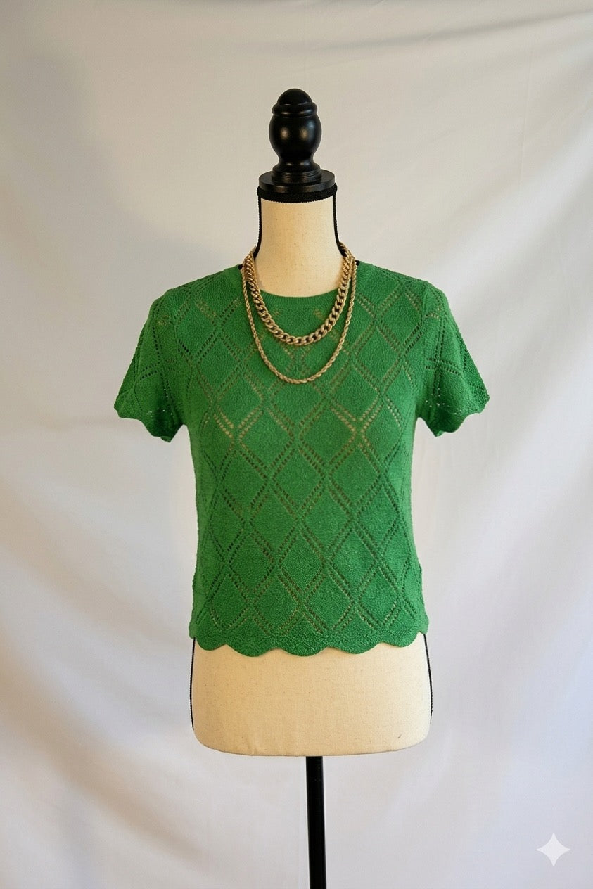 Emerald Knit Top