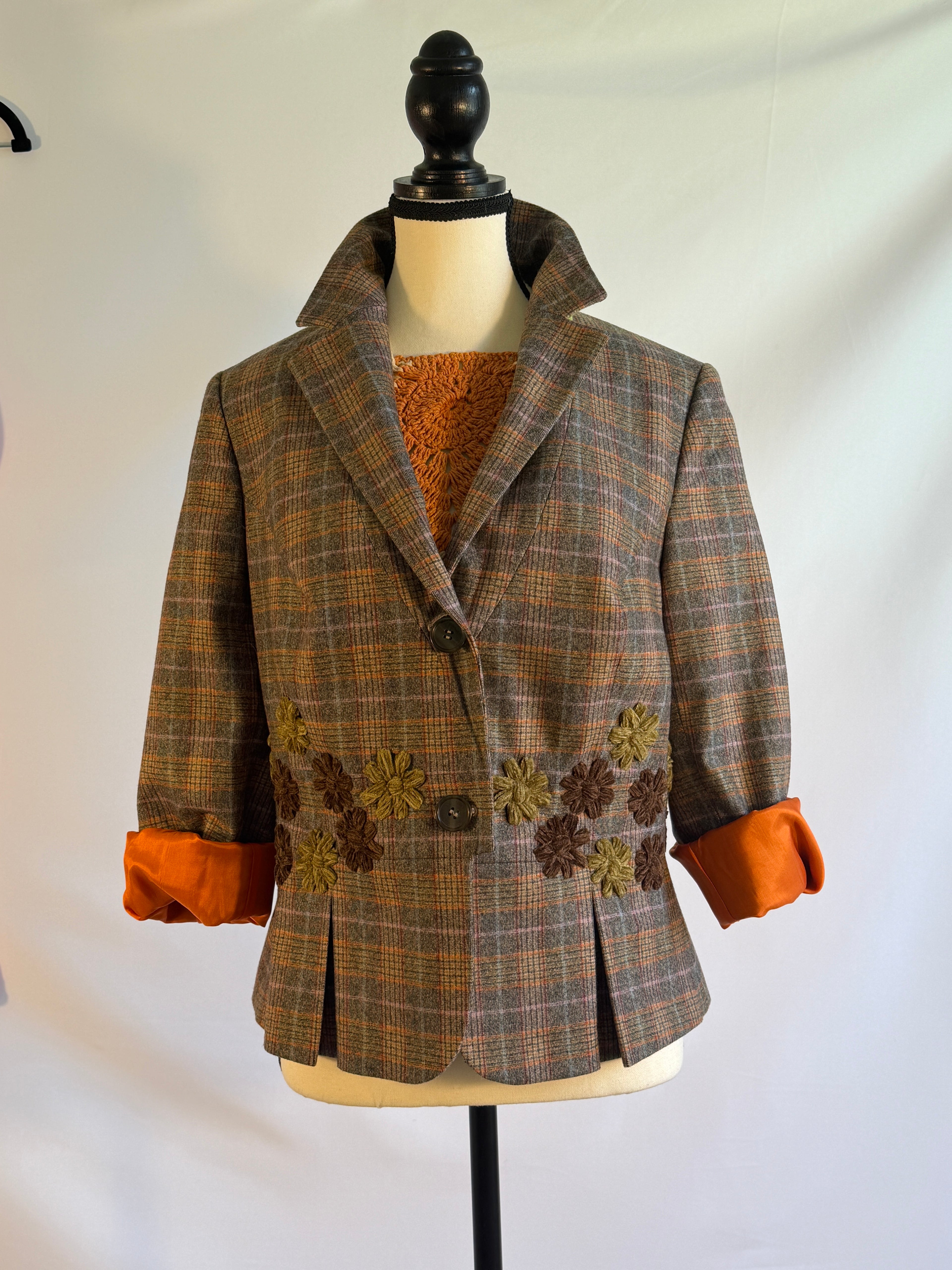 Etro Wool Blazer – Floral Embroidered